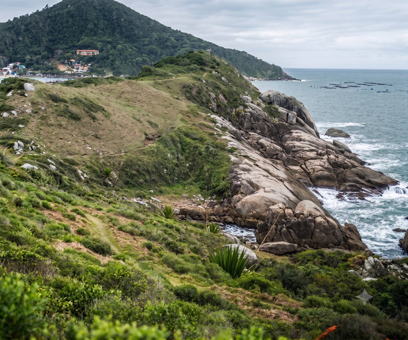 Paisagem da INDOMIT Columbia Bombinhas 21K 2026